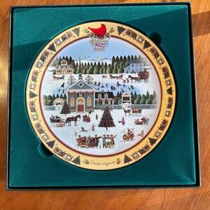 Charles Wysocki “Christmas Love 2000” Collector's Plate